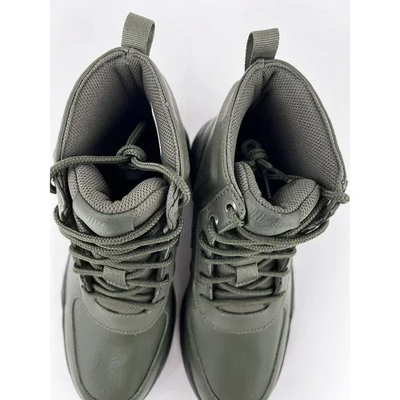 Nike Air Max Goaterra 2.0 Green Youth Size 7Y Boots Leather Black NO SHOE BOX - Picture 11 of 11